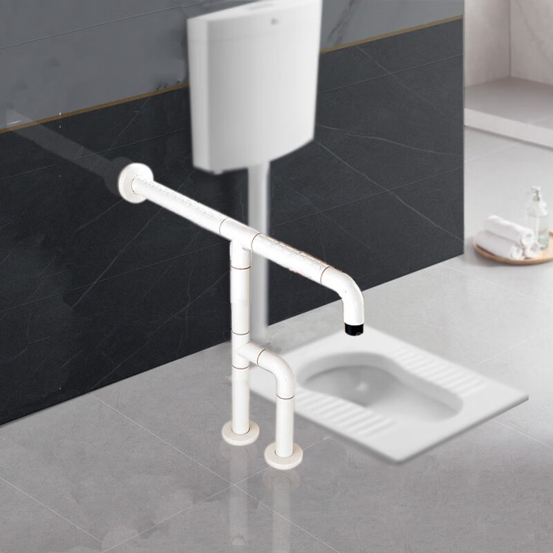 墨斐琳蹲坑助力扶手坐便器蹲便器便池马桶安全扶手防护栏杆起身助力