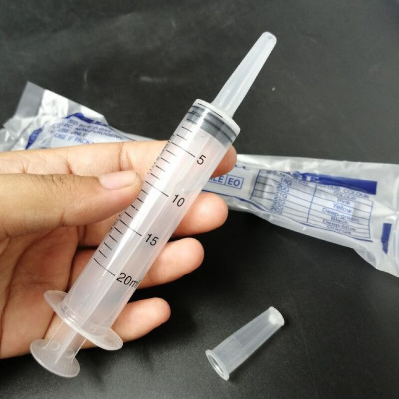 流食助推器60ml针管鼻饲喂食器针筒打流食胃管喂饭点胶灌肠灌注器