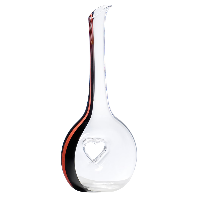 醴鐸RIEDEL奧地利進(jìn)口祝福型手工吹制醒酒器紅葡萄酒極樂(lè)分酒器禮盒裝 紅黑條紋 1210ml