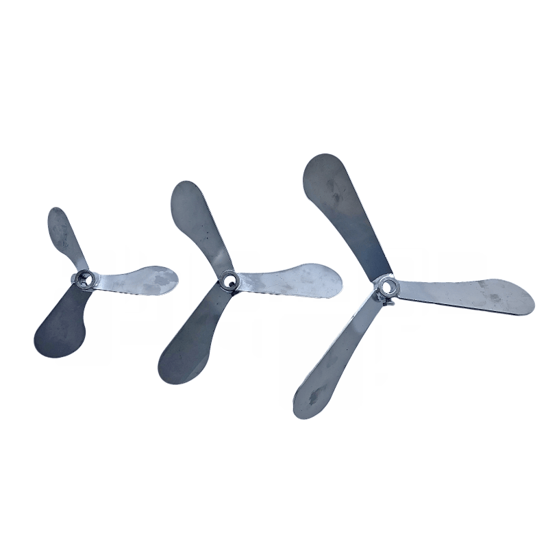 304不锈钢桨叶 立式加药搅拌机螺旋叶片 三叶式搅拌轴桨片 可定做