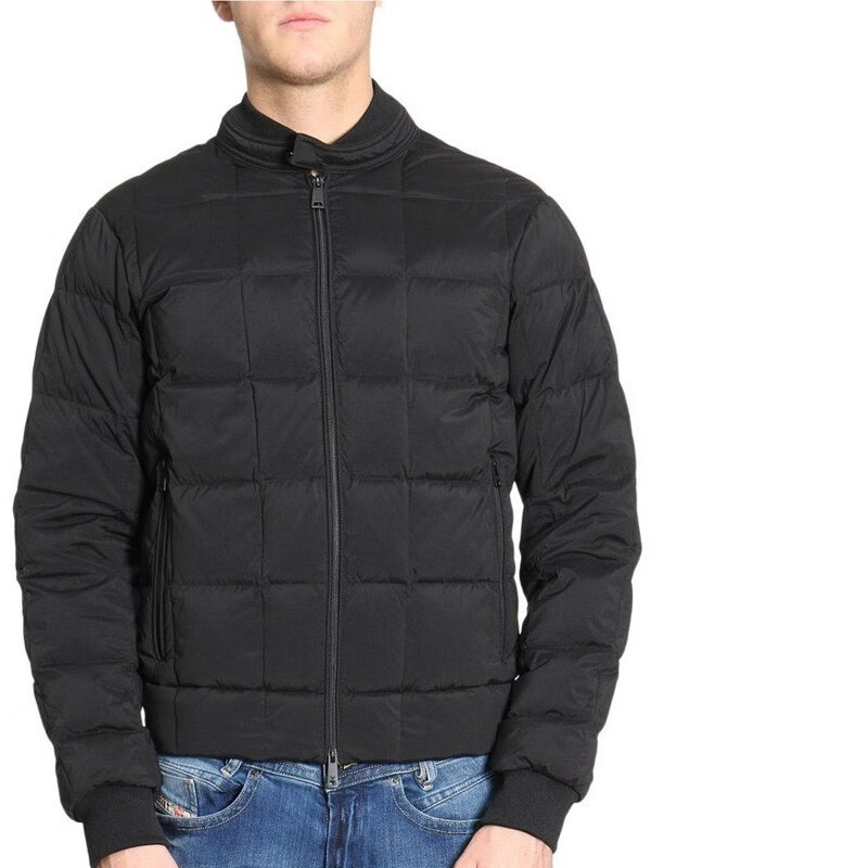 阿玛尼 emporio armani男装 男士尼龙绗缝休闲运动外套 6y6b43 6nmwz