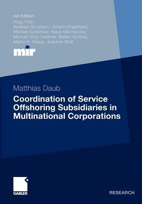 预订 coordination of service offshoring subsidiaries