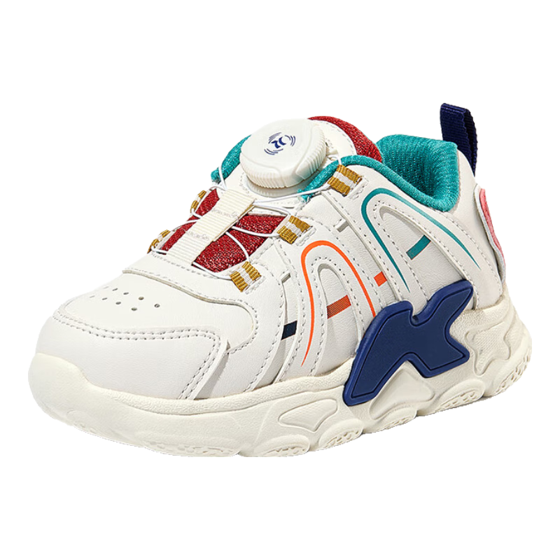 卡特兔儿童运动鞋中大童鞋秋冬防滑旋钮鞋高帮防滑童鞋X3DF015