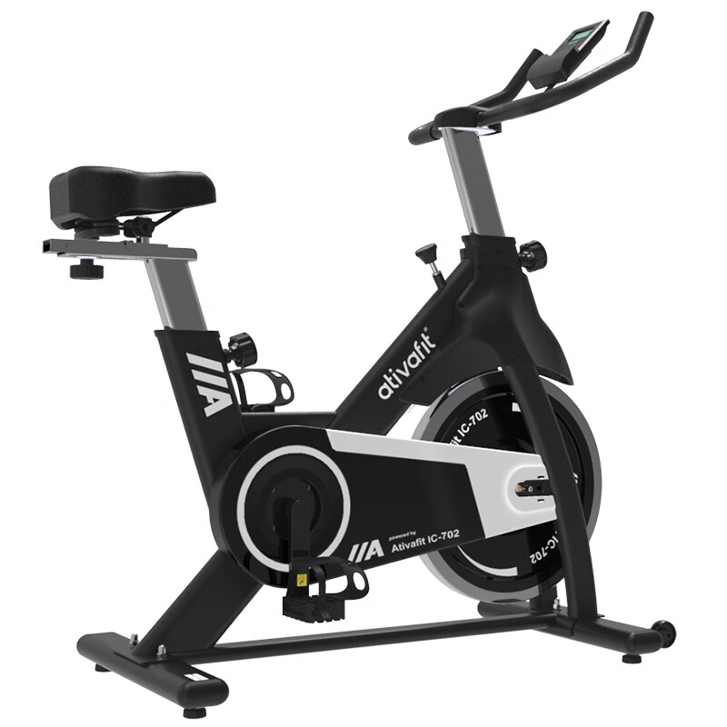 闽世动感单车家用健身器材 室内无极变阻健身自行车 皮带消音顺畅骑行