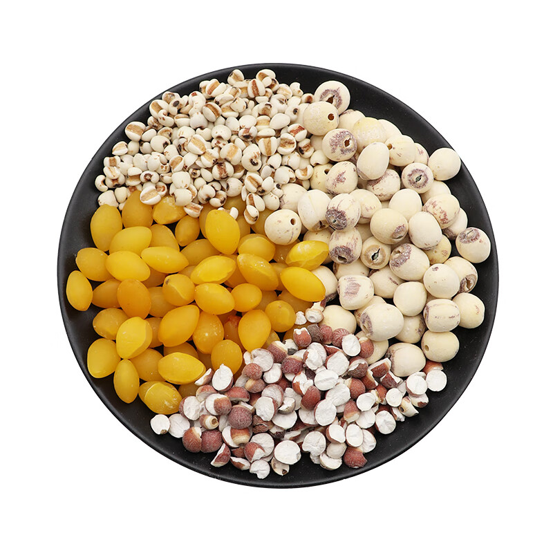 有仁堂 薏仁白果芡实莲子一件20份天然中材 红色 材 红色