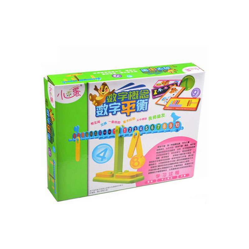 万致kmi脑力·开发教具小乖蛋数字平衡天平数学概念早教玩具算 数字