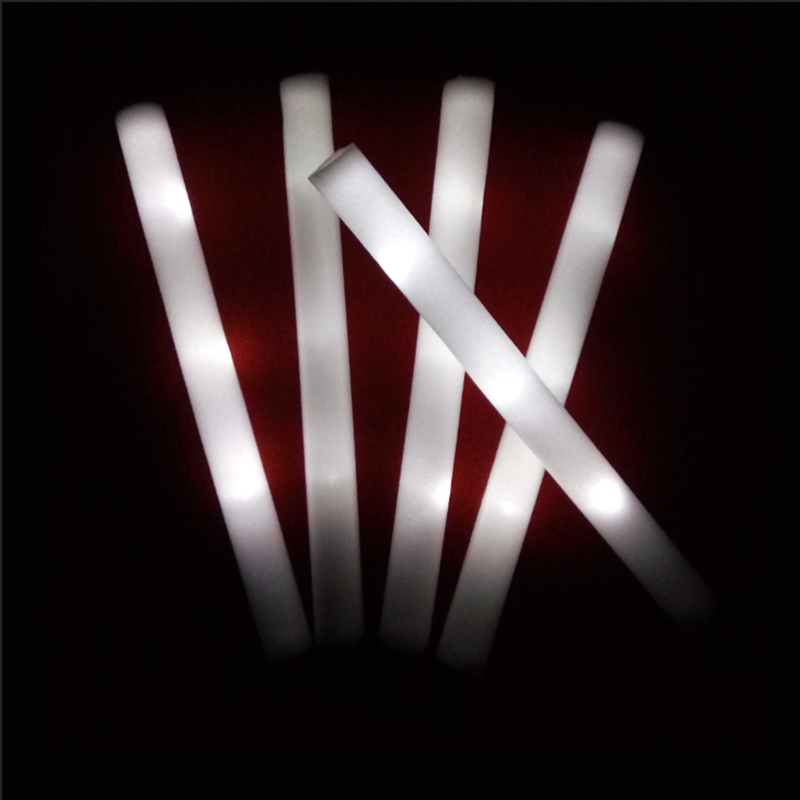 映季荧光棒 应援呐喊支持加油荧光棒子活动晚会氛围气氛摇动棒 白色