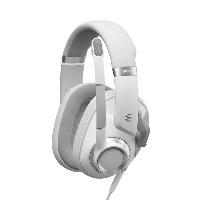 EPOS音珀 H6PRO 封闭式 寒月白 游戏耳机头戴式 FPS吃鸡电竞耳机 电脑耳机耳麦 LGD老干爹 配声卡实现7.1音效1099元