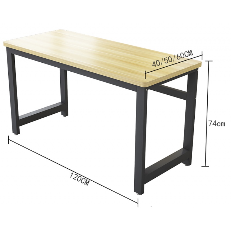 辅导班补习班圆角书桌椅中小学生家用 单层120 40高度74[不含凳子]