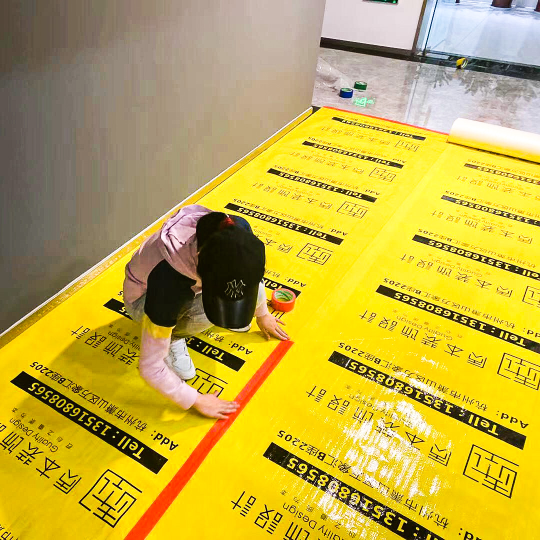 装修地面保护膜地膜家装定制一次性加厚地砖瓷砖地板防潮垫防潮膜