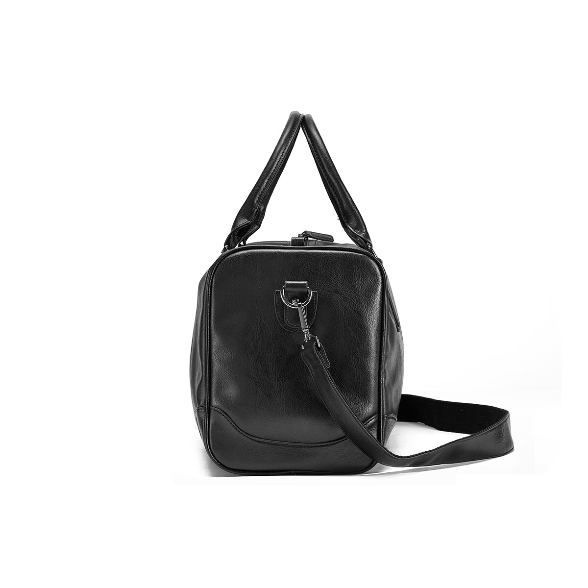 马克华菲游泳健身运动包 旅行包短途旅行 男手提包男士行李包大容量行李袋 典黑(皮革纹)