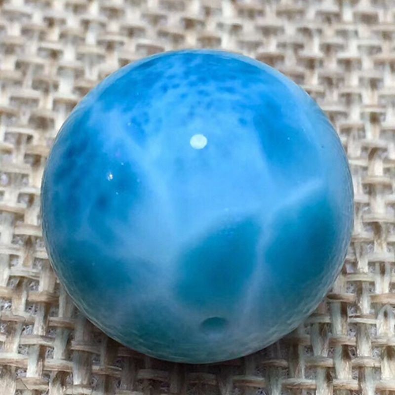 俊辰珠宝 天然海纹石吊坠 拉利玛宝石满龟背纹海纹石吊坠