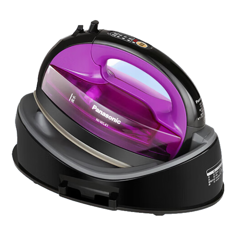 松下（Panasonic）9新电熨斗家用 手持蒸汽挂烫机 电子恒温感应 无线自由熨烫 NI-WL41 NI-WL41试用过几次9新