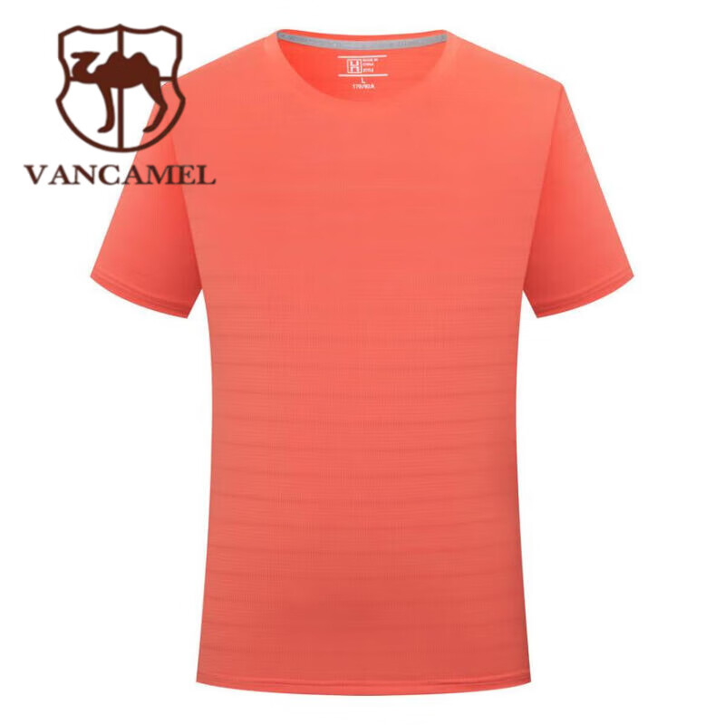 西域骆驼(vancamel)男女冰感弹力圆领速干排汗t运动跑步锻炼登山徒步