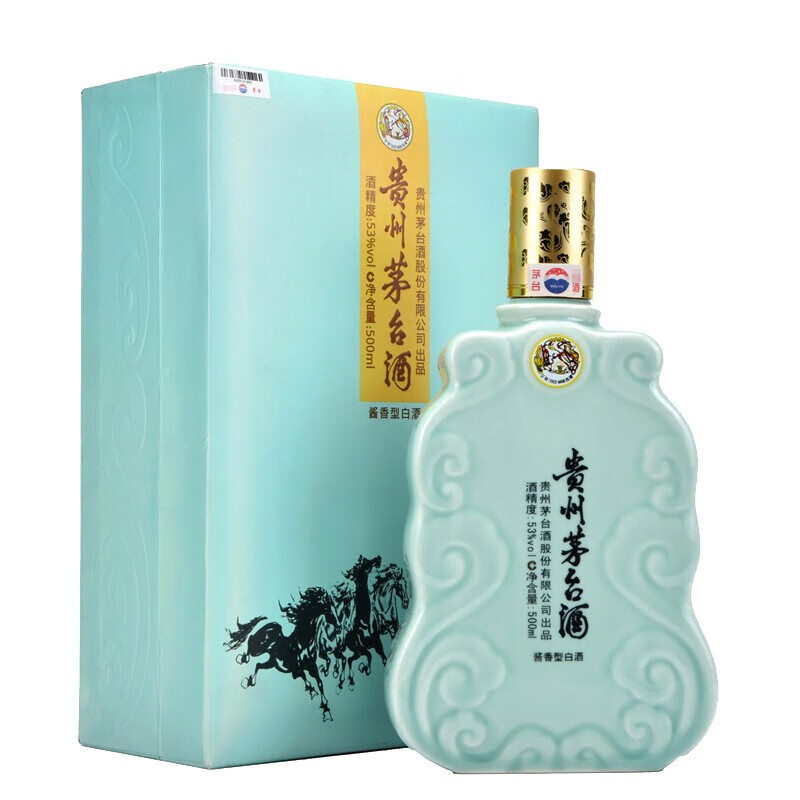 贵州茅台酒 李白将进酒   茅台飞天 53度 酱香型白酒 500ml 单瓶装