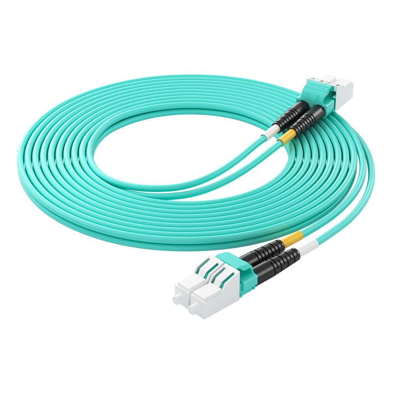 诺可信（Nokoxin）万兆多模光纤跳线LC-LC OM3双芯尾纤2.0阻燃低烟无卤LSZH跳纤 LC-LC  万兆多模双芯 2.0 OM3 80米