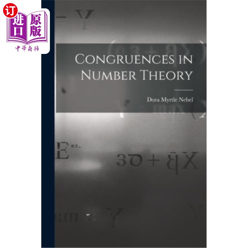 海外直订congruences in number theory 数论中的同余