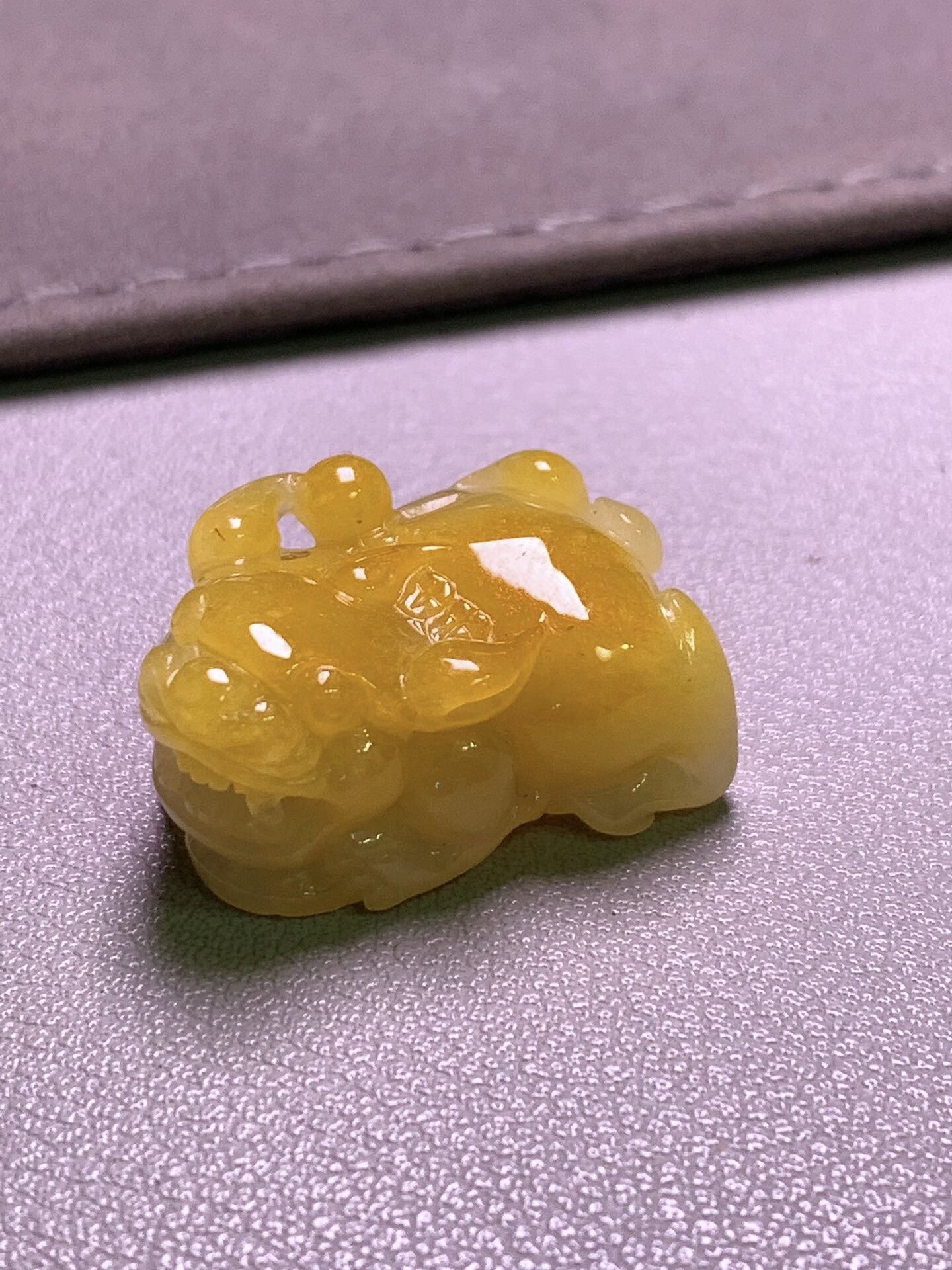 甄祥 翡翠玉吊坠貔貅 天然玉石a货老坑老种黄翡女款新款收藏礼物0805