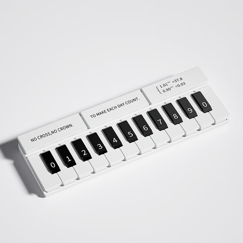 阡囤花雨夜可爱钢琴键临时停车号码牌汽车挪车电话牌隐藏移车牌车内创