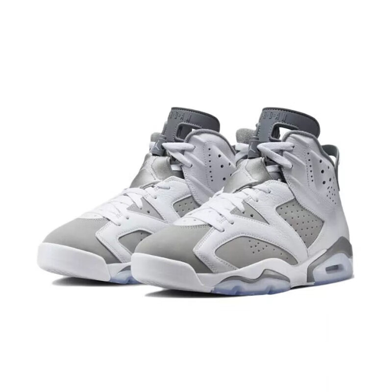 耐克(nike) air jordan 6 retro aj6 酷灰男女复古篮球鞋 384665-100