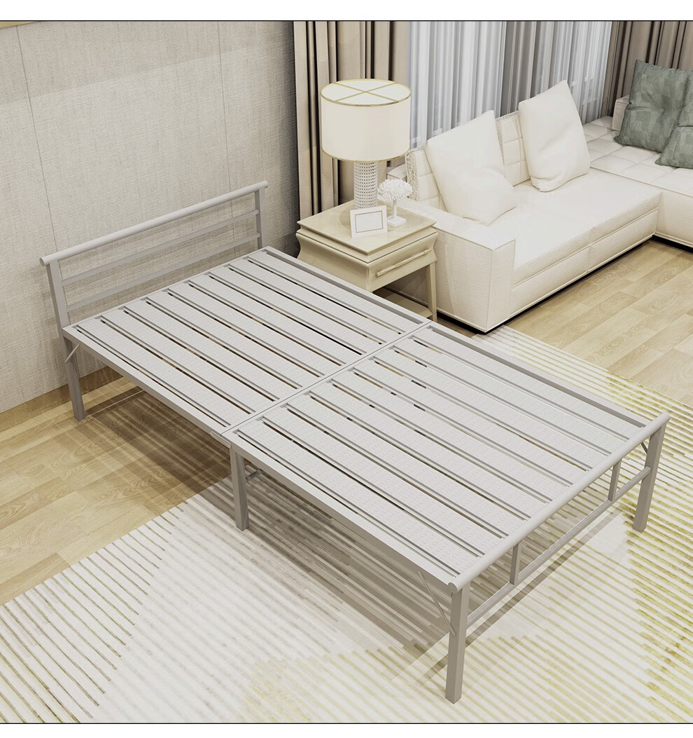 钢丝床双人  折叠床钢丝床单人折叠床1.2米家用1.