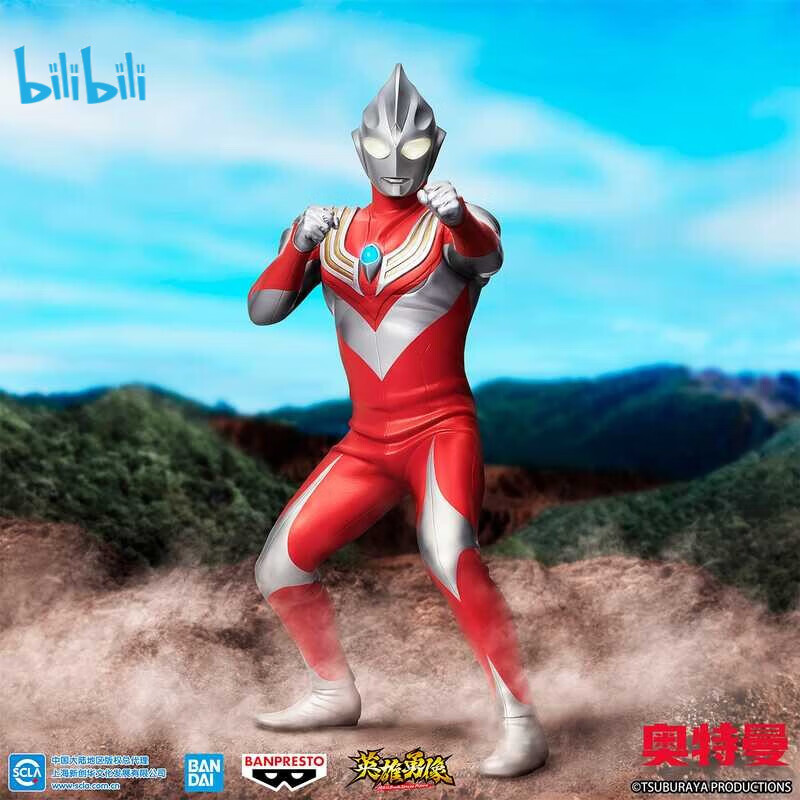 bilibilibanpresto 英雄勇像 迪迦奥特曼 强力型 景品手办