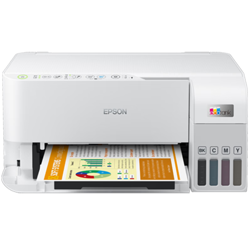 爱普生（EPSON）L3556 A4彩色墨仓式打印机办公 打印复印扫描多功能一体机 无线WIFI （含机器+黑色墨水1支）