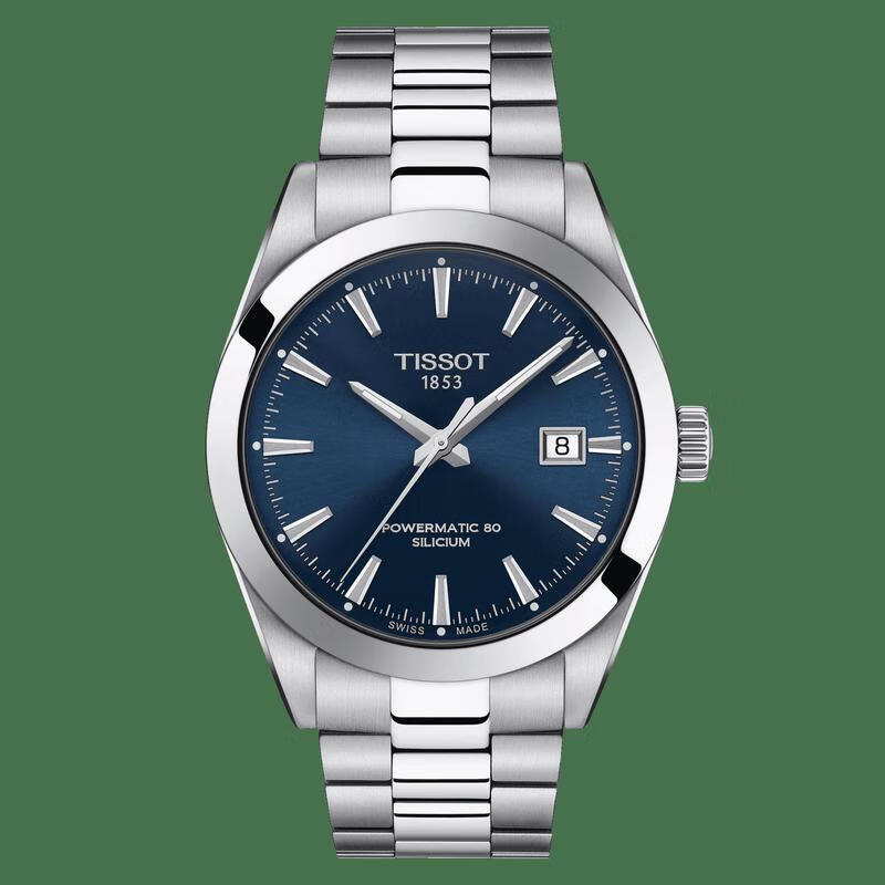 天梭(tissot)男表瑞士手表 gentleman 系列时尚商务百搭腕表男士光