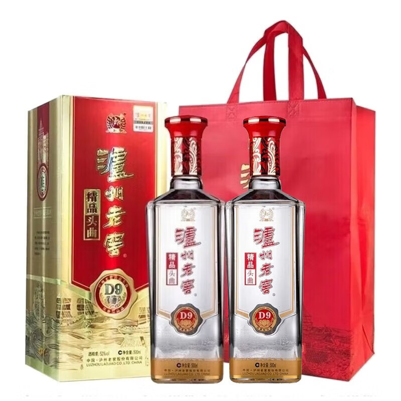 泸州老窖泸州老窖头曲 精品头曲浓香型白酒 500ml 纯粮食酒水 52度