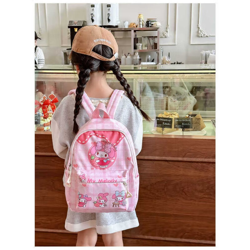 山头林村运动小背包 四年级女幼儿园书包女童双肩包可爱小女孩出游