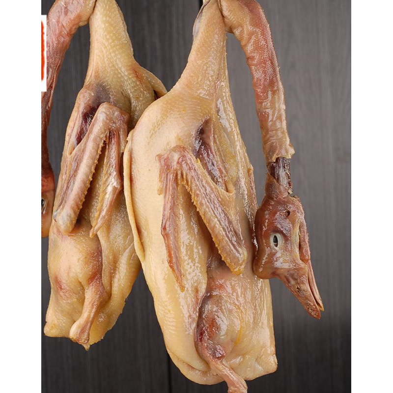 虎钢馋安徽土特产六安咸鹅皖西大白鹅本地草鹅活鹅腌制腊鹅风干鹅肉整