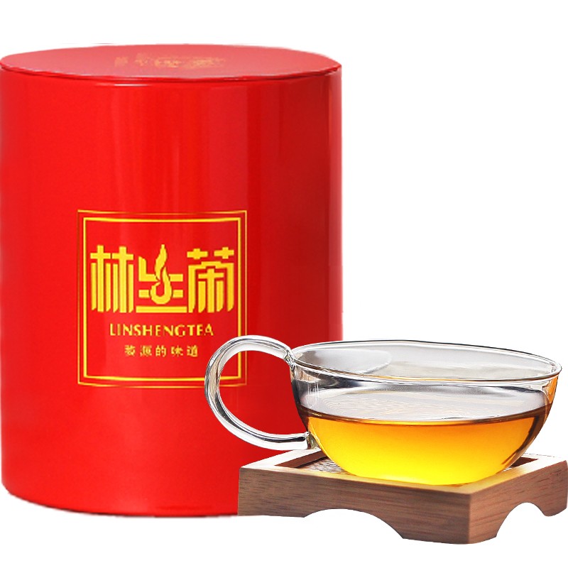 林生小種婺源紅茶江西婺源高山毛尖有機(jī)芽頭茶葉金駿眉蘭花香罐裝
