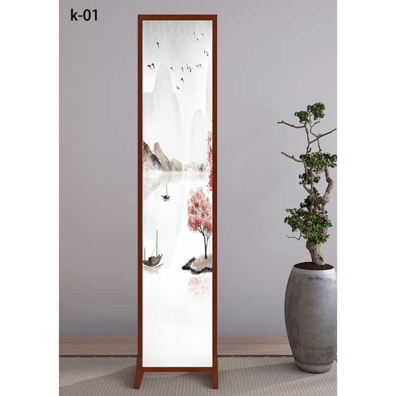 漫琳玄关屏风入户门带鱼缸屏风隔断客厅新中式进门遮挡卫生间卧室正对