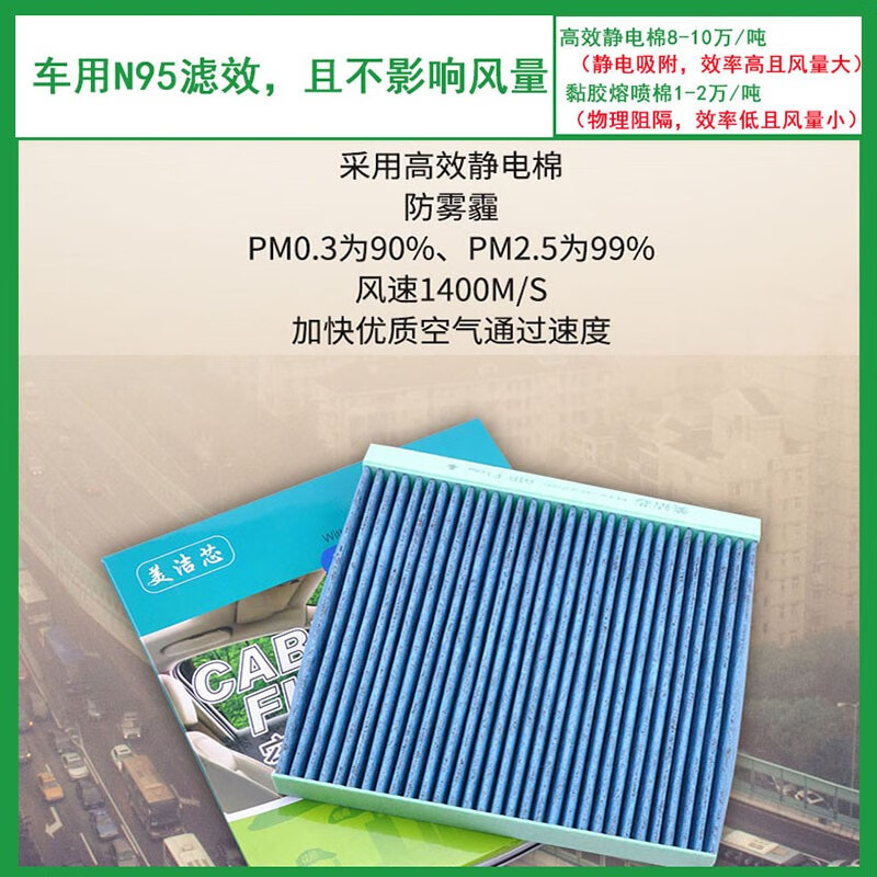 美洁芯适配雷克萨斯es空调滤芯空气滤芯原厂原装升级空调格空滤混动 06-10款雷克萨斯ES350 【空调滤芯】