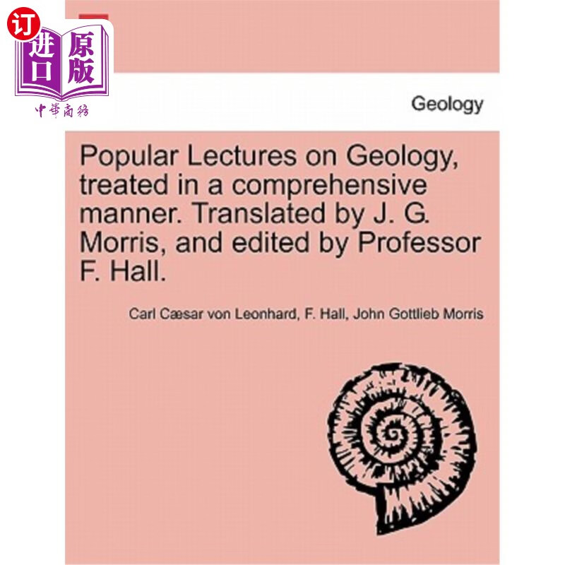 海外直订popular lectures on geology, treated in a comprehensive