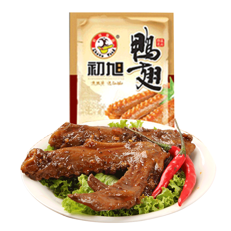 初旭鸭翅 原味/辣味 独立小包装零食 100g 原味