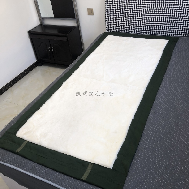 羊皮褥子单人羊皮褥子皮毛一体羊剪绒床垫单人学生宿舍老人防寒保暖毯