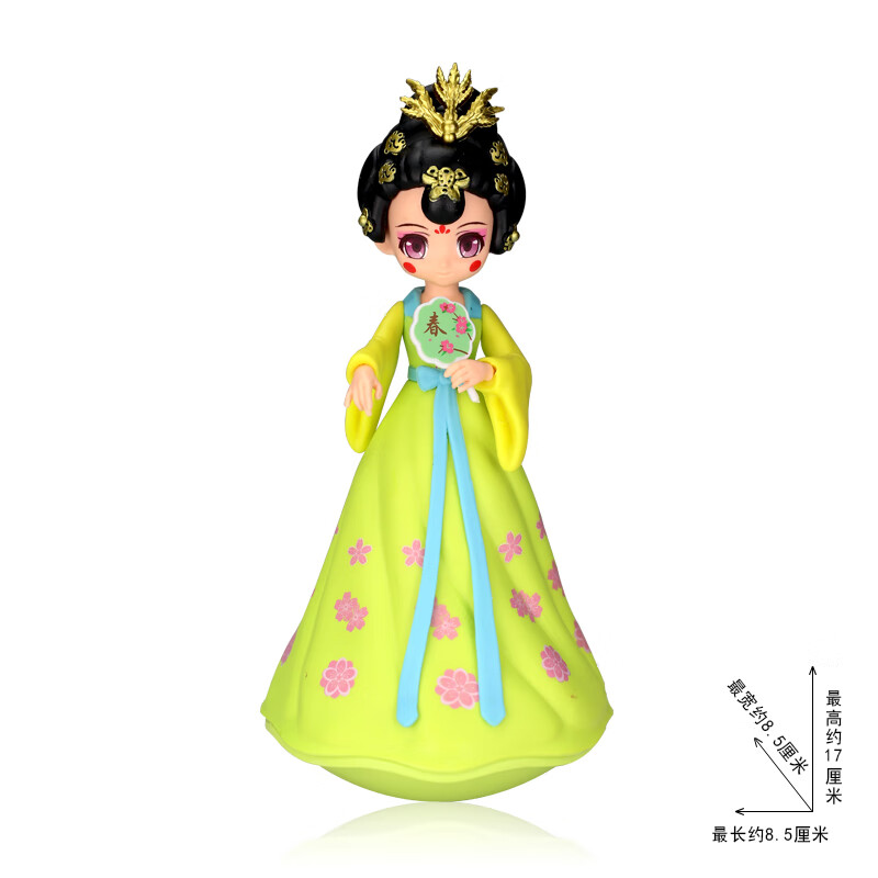 公主复古宫廷风唐朝仕女娃娃装饰礼物团购 春-唐风不倒翁黄色大款(软