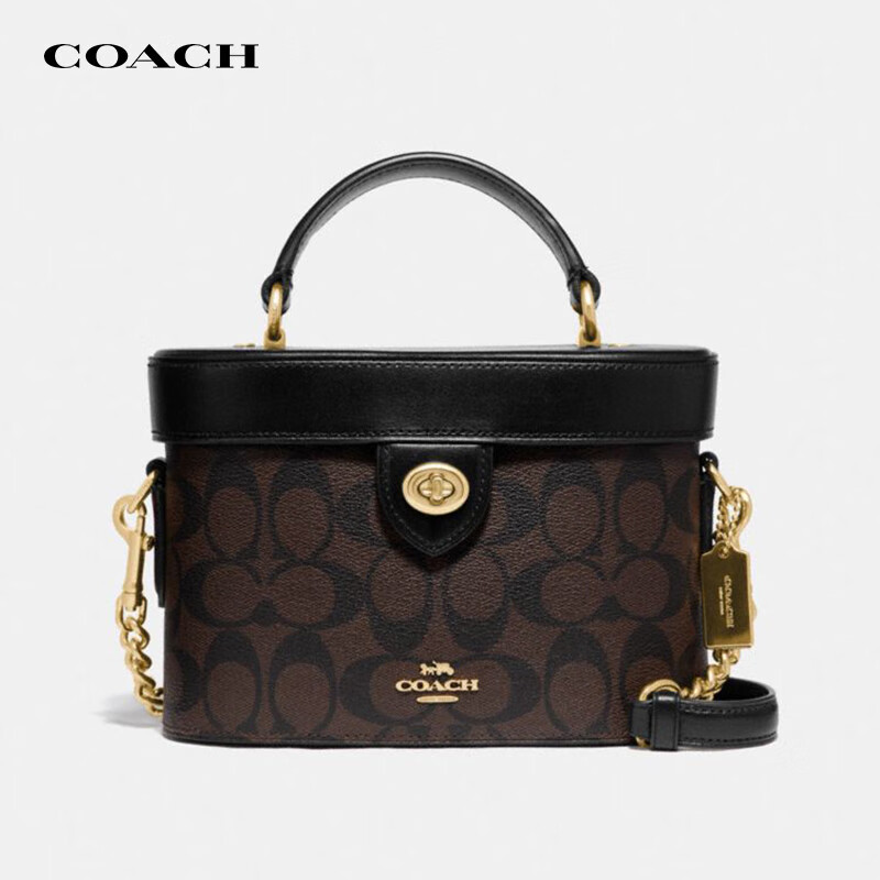 蔻驰(coach)女士kay单肩斜挎包盒子包化妆包f78277 imaa8【品牌授权