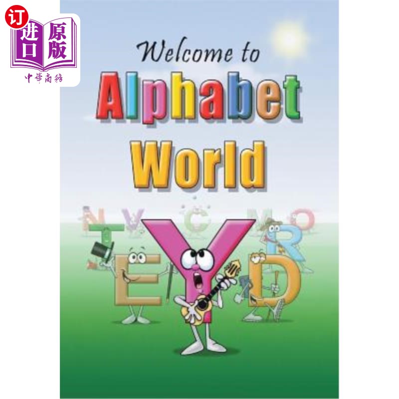 海外直订welcome to alphabet world 欢迎来到字母世界