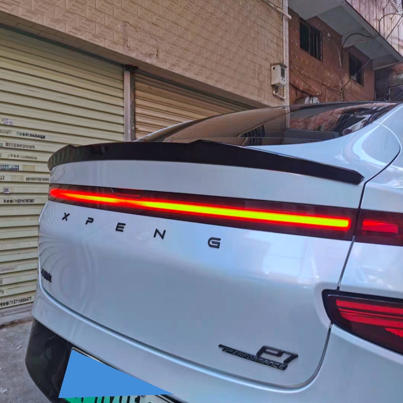 适用于小鹏p7尾翼免打孔适用于小鹏p7尾翼专用小鹏汽车p7改装尾翼烤漆