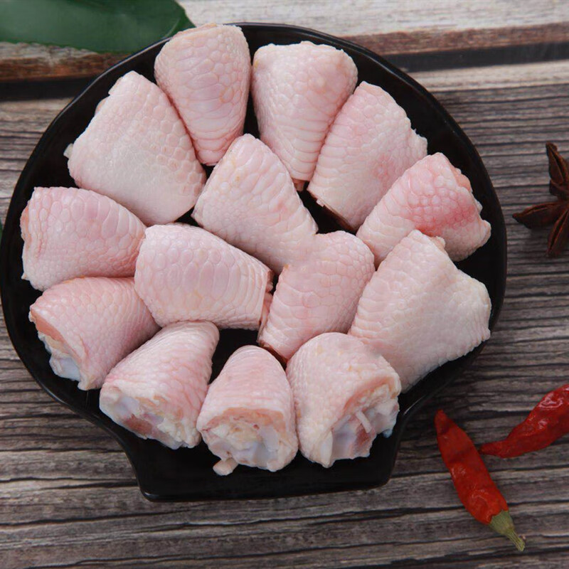 鸡拐骨新鲜鸡肘鸡膝盖骨鸡爪骨鸡关节骨鸡拐骨京鲜配送 3斤新鲜鸡拐骨