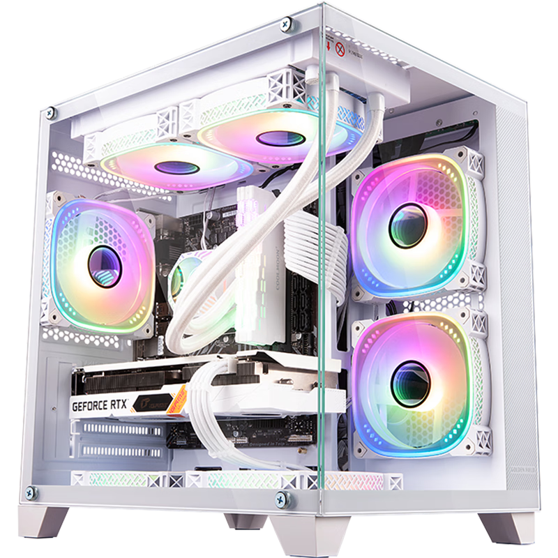 七彩虹（Colorful）海景房主機 i5 12600KF/RTX4060Ti 5060TI黑神話悟空電競游戲設計辦公電腦主機臺式組裝機 配八：12600KF丨32G丨1TB丨5060TI
