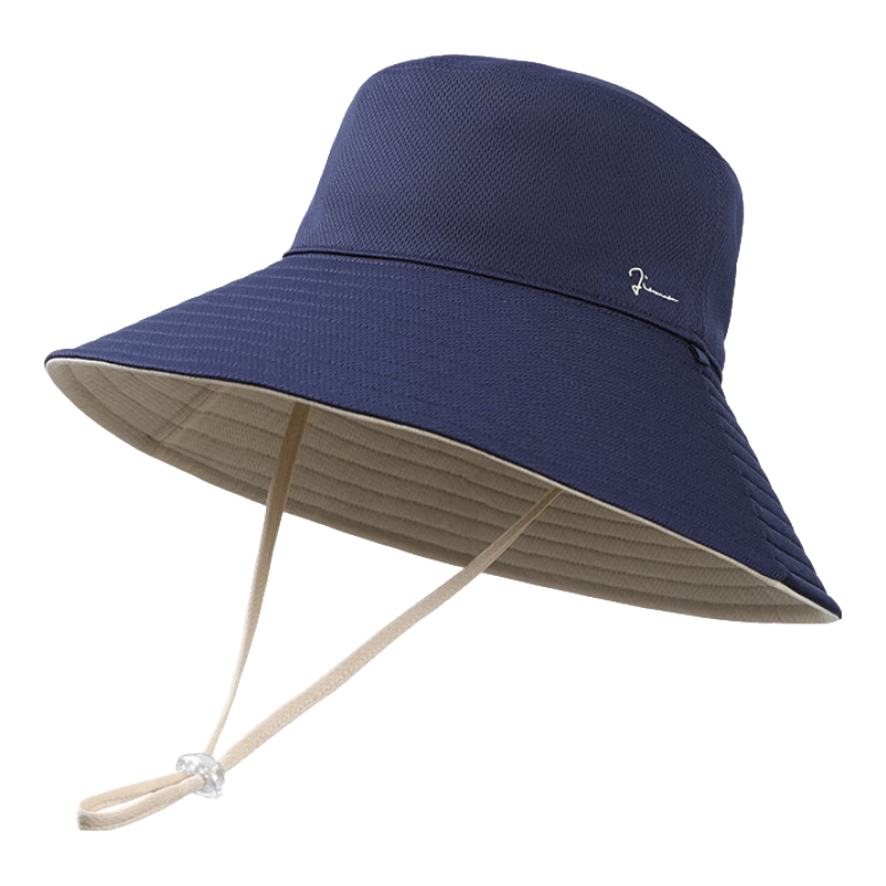 玖慕（JIUMU）防曬帽女士遮陽(yáng)帽太陽(yáng)帽漁夫帽涼帽夏季戶(hù)外遮臉?lè )雷贤饩€(xiàn)帽子女