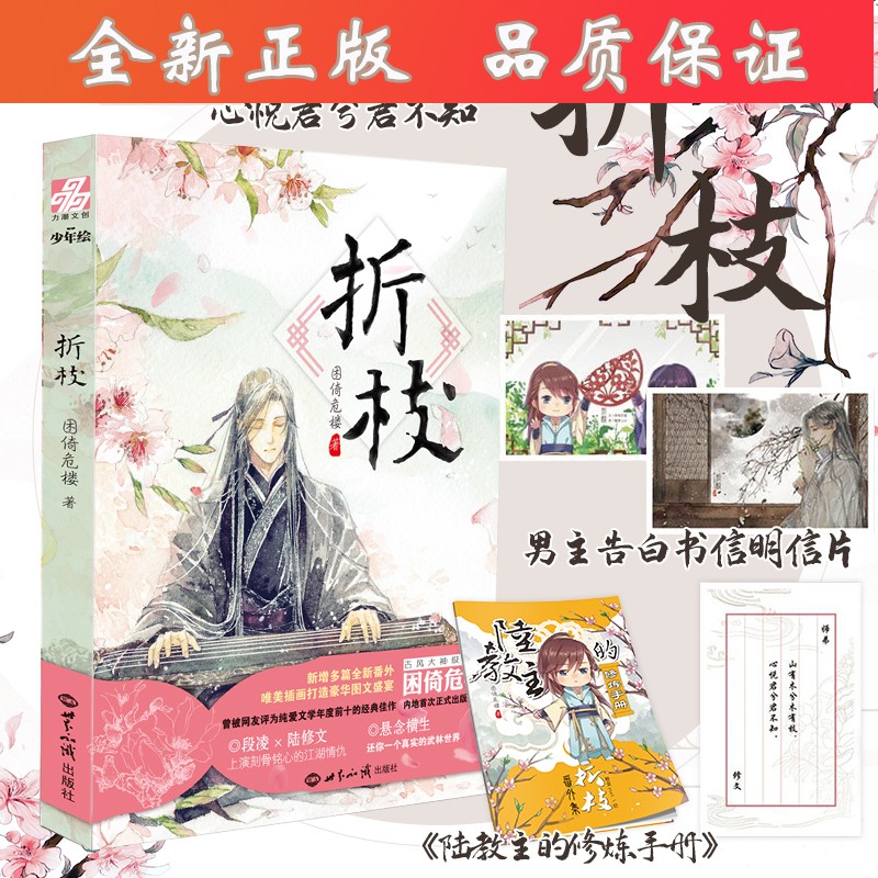 《折枝》困倚危楼 随书赠别册1本＋明信片2张或贴纸 经典小说书籍
