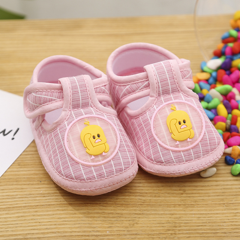 鞋0-1岁宝宝鞋子卡通透气软底布鞋男女童小童鞋子3-6-9个月幼儿步前鞋