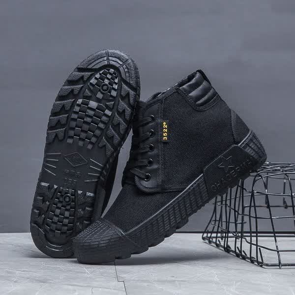 郎捷凯解放鞋男耐磨防滑休闲时尚军训鞋防臭透气劳保鞋单鞋轻便圆头