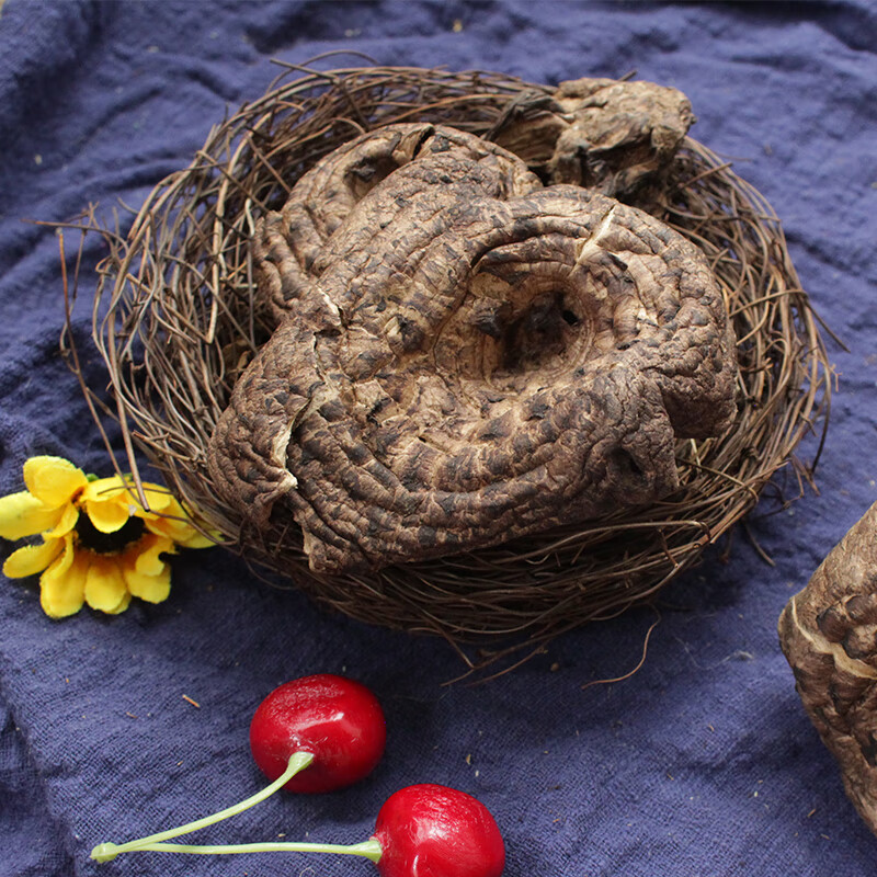禾澹云南ye生黑虎掌菌特产干货大片特产山珍獐子菌老鹰菌煲汤材料 100