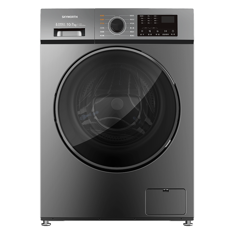 创维(SKYWORTH) 10公斤 滚筒洗衣机全自动 变频洗烘一体 空气洗除菌率99% 中途添衣 以旧换新 X10D