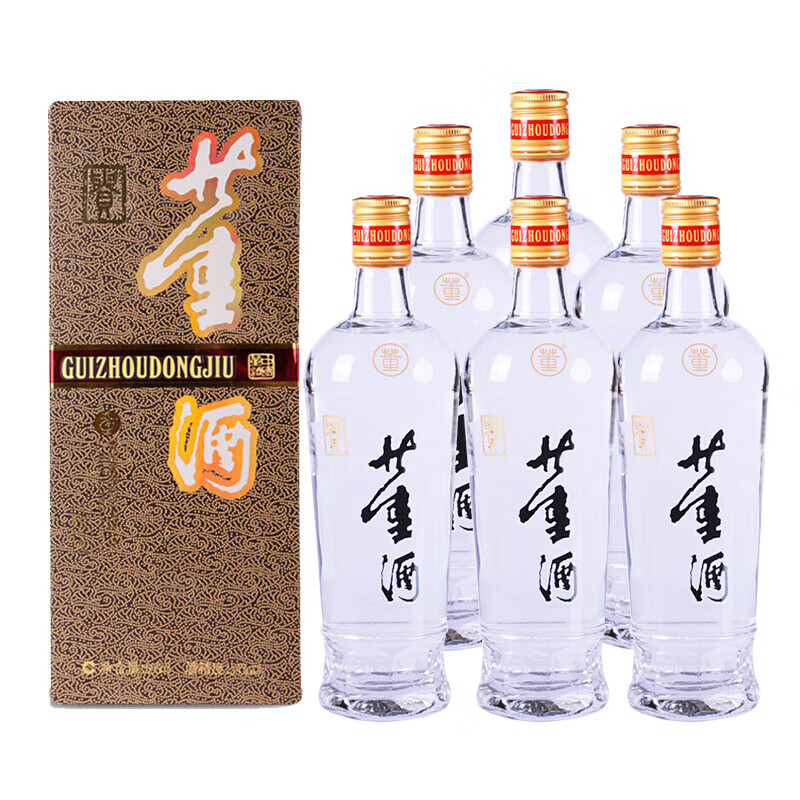 董酒  老贵董 54度 500ml*6整箱装 董香型 贵州白酒  纯粮酒 自饮商务宴请婚宴送礼